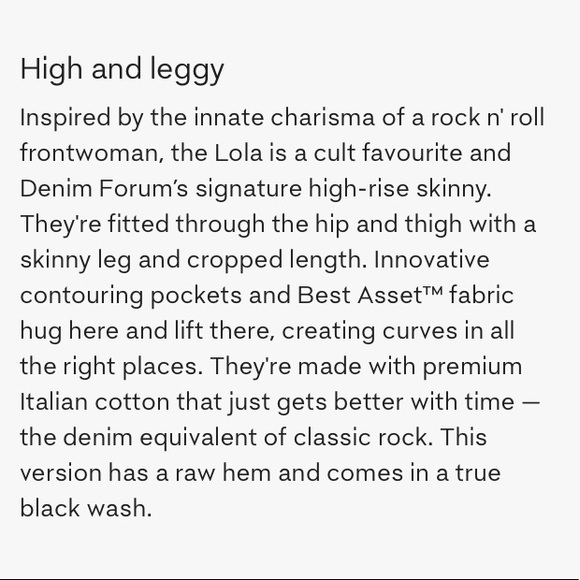 Denim Forum Black Lola High Waisted Skinny Jeans - Picture 4 of 14